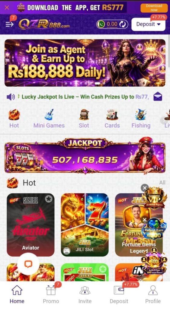 QZR888 Game